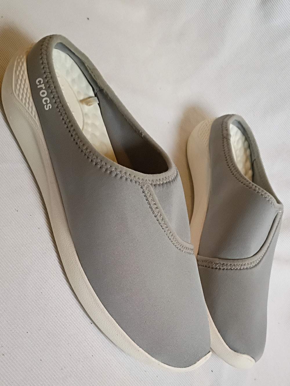 CROCS Women’s Grey Slip-On Lite Ride Shoe